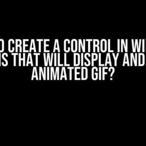 How to Create a Control in Windows Forms that Will Display and Play Animated GIF?