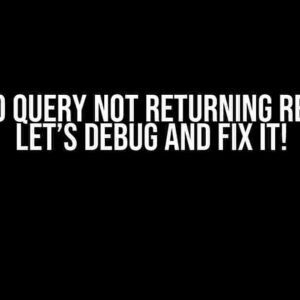 PHP PDO Query Not Returning Results? Let’s Debug and Fix It!