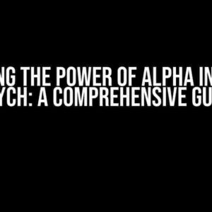 Unlocking the Power of Alpha in Library Psych: A Comprehensive Guide